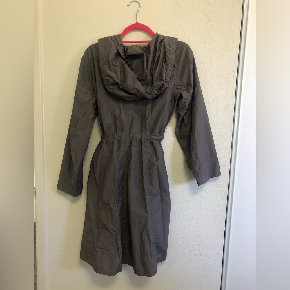 Eileen Fisher Grey Belted Wrap Coat